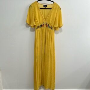 VICI Embroidered Maxi Dress